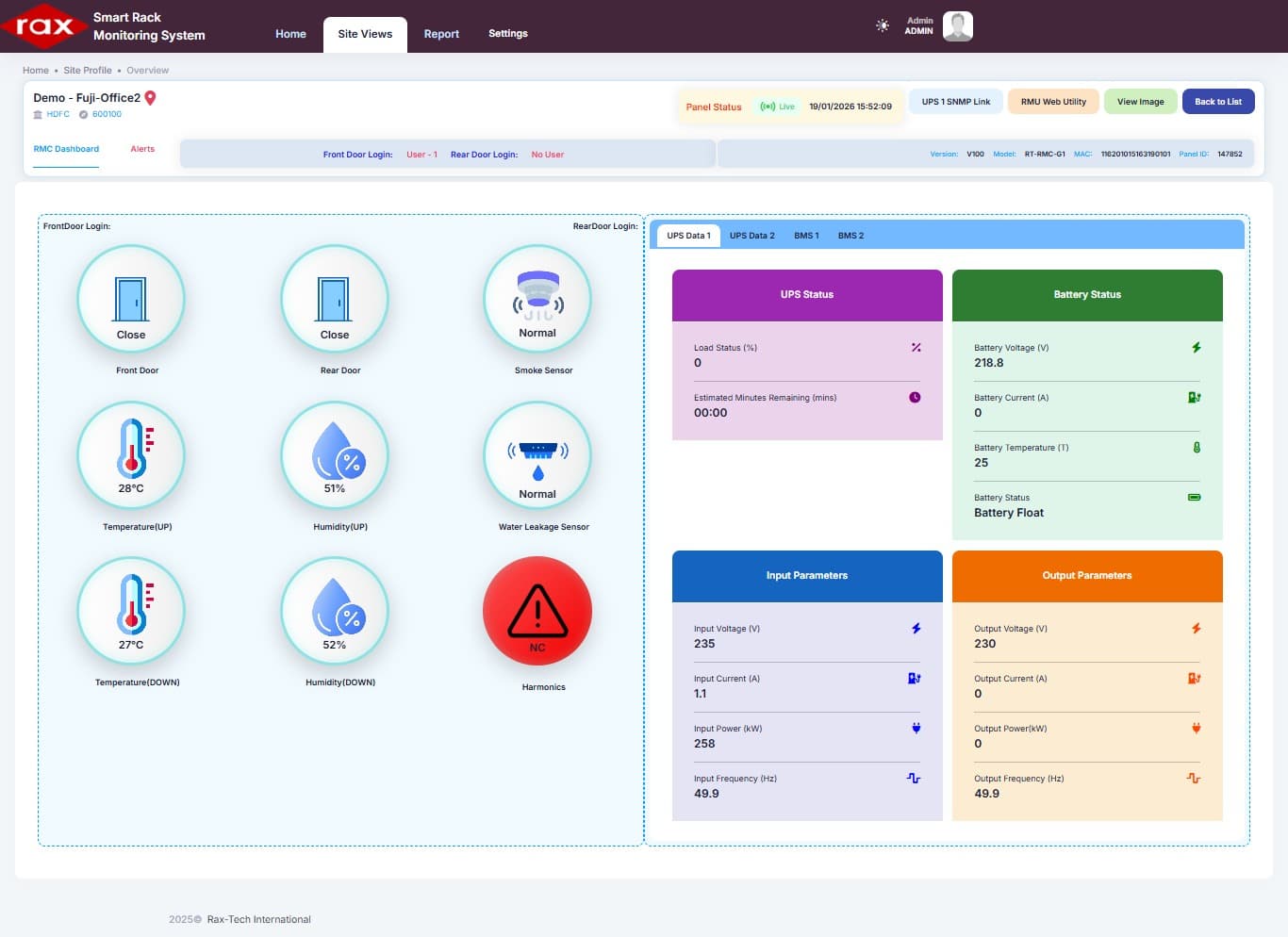 Smart Rack Monitoring